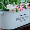 Honeybee Farms Galvanized Metal Planter - Image 2