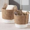 Jute Basket with braided handle - Image 2